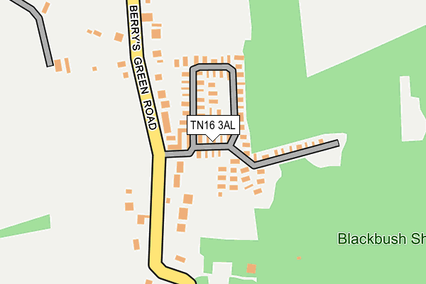 TN16 3AL map - OS OpenMap – Local (Ordnance Survey)