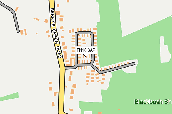 TN16 3AP map - OS OpenMap – Local (Ordnance Survey)