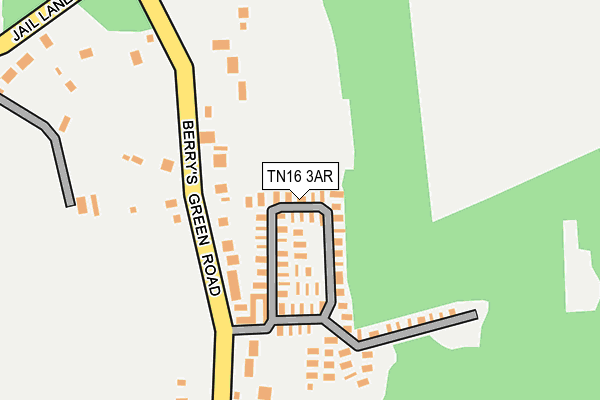 TN16 3AR map - OS OpenMap – Local (Ordnance Survey)