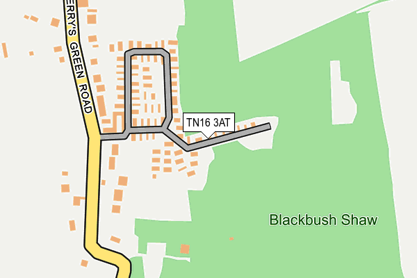 TN16 3AT map - OS OpenMap – Local (Ordnance Survey)