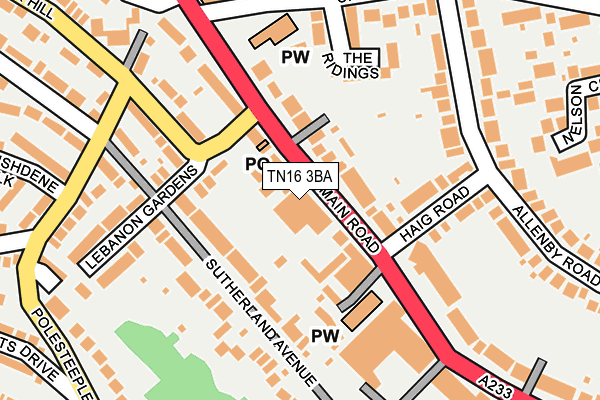 Map of PLUM HOLDINGS LIMITED at local scale