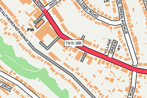 Map of 80 LAWRIE PARK ROAD LIMITED at local scale