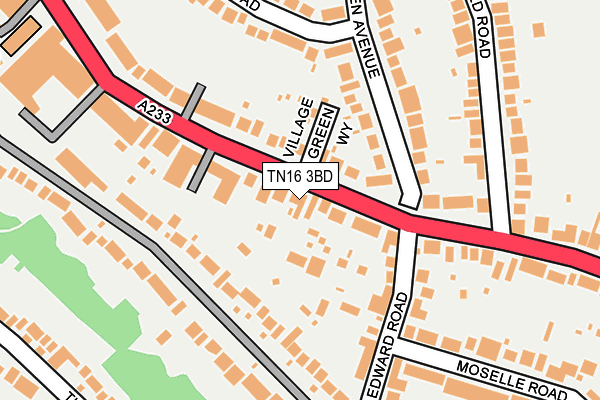 TN16 3BD map - OS OpenMap – Local (Ordnance Survey)