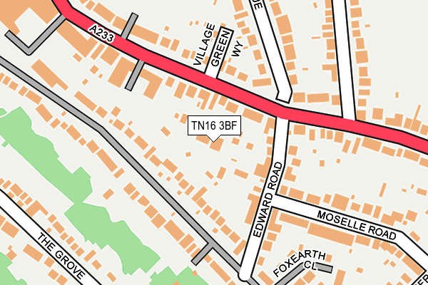 TN16 3BF map - OS OpenMap – Local (Ordnance Survey)