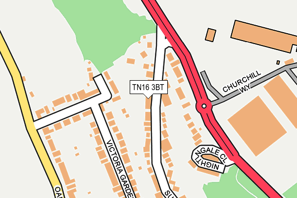 TN16 3BT map - OS OpenMap – Local (Ordnance Survey)