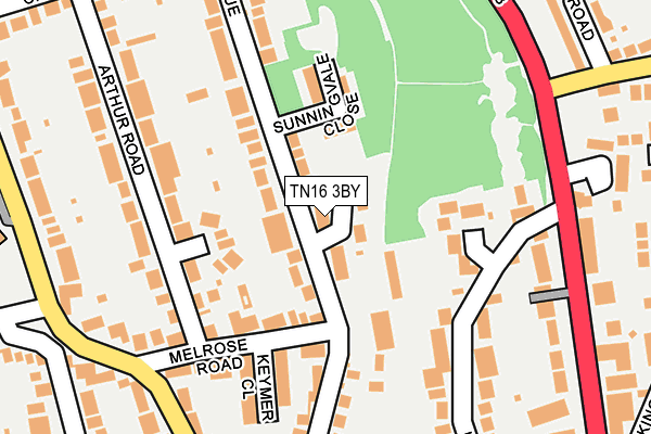 TN16 3BY map - OS OpenMap – Local (Ordnance Survey)