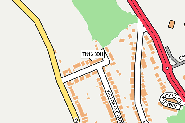 TN16 3DH map - OS OpenMap – Local (Ordnance Survey)