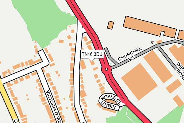 TN16 3DU map - OS OpenMap – Local (Ordnance Survey)