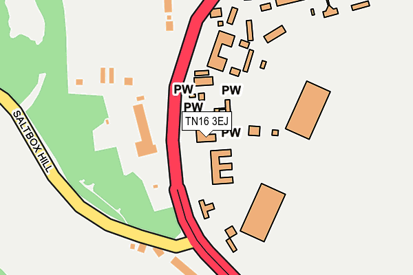 TN16 3EJ map - OS OpenMap – Local (Ordnance Survey)