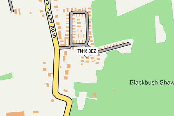 TN16 3EZ map - OS OpenMap – Local (Ordnance Survey)