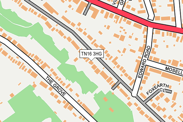 TN16 3HG map - OS OpenMap – Local (Ordnance Survey)