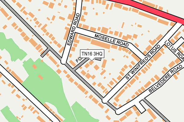 TN16 3HQ map - OS OpenMap – Local (Ordnance Survey)