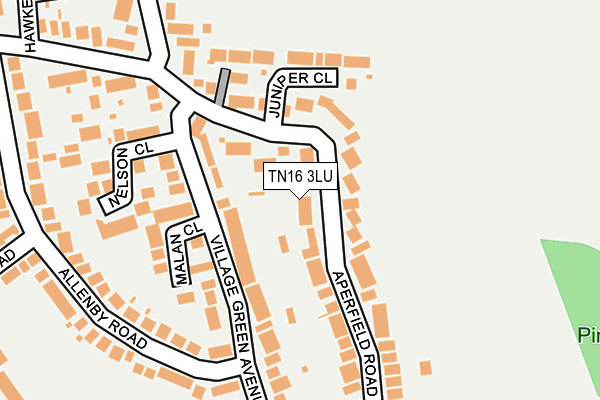 TN16 3LU map - OS OpenMap – Local (Ordnance Survey)
