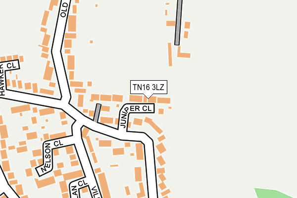 TN16 3LZ map - OS OpenMap – Local (Ordnance Survey)