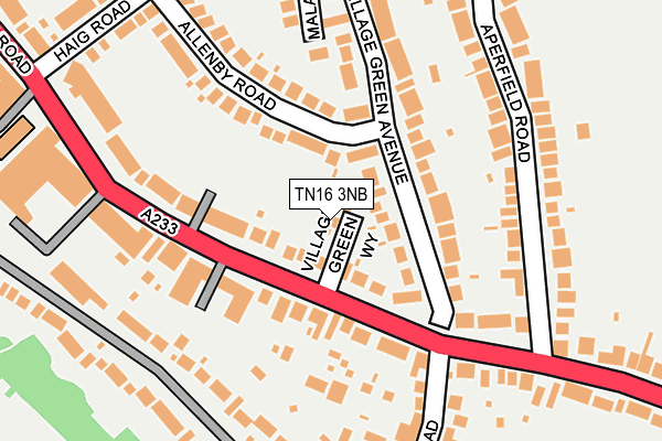 TN16 3NB map - OS OpenMap – Local (Ordnance Survey)