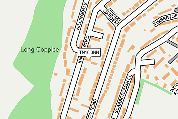 TN16 3NN map - OS OpenMap – Local (Ordnance Survey)