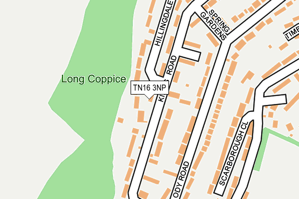 TN16 3NP map - OS OpenMap – Local (Ordnance Survey)