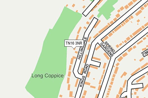 TN16 3NR map - OS OpenMap – Local (Ordnance Survey)