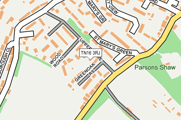 TN16 3RJ map - OS OpenMap – Local (Ordnance Survey)