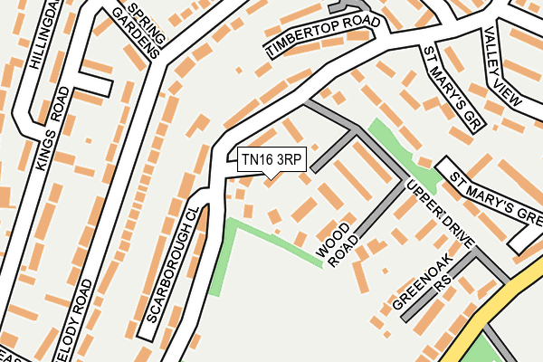 TN16 3RP map - OS OpenMap – Local (Ordnance Survey)