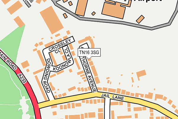 TN16 3SG map - OS OpenMap – Local (Ordnance Survey)