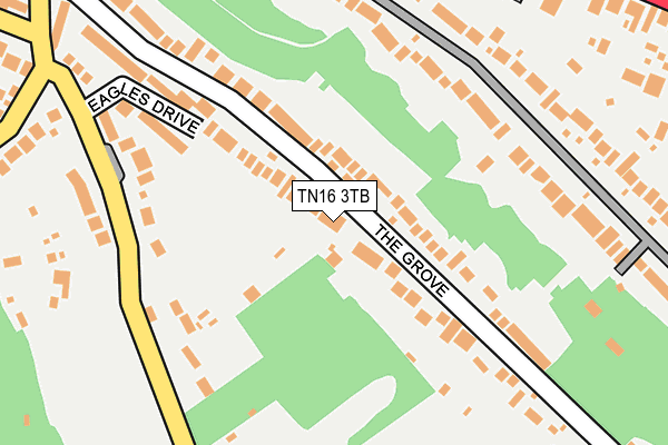 TN16 3TB map - OS OpenMap – Local (Ordnance Survey)