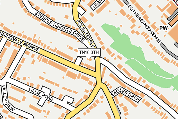 TN16 3TH map - OS OpenMap – Local (Ordnance Survey)