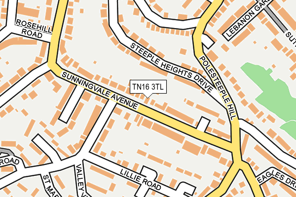 TN16 3TL map - OS OpenMap – Local (Ordnance Survey)