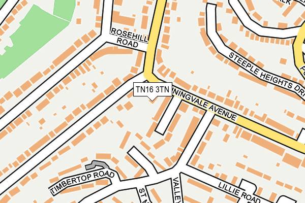 TN16 3TN map - OS OpenMap – Local (Ordnance Survey)