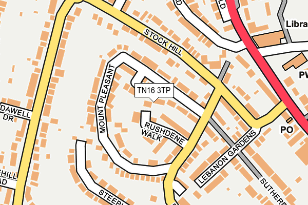 TN16 3TP map - OS OpenMap – Local (Ordnance Survey)