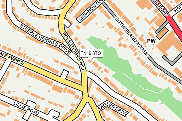 TN16 3TQ map - OS OpenMap – Local (Ordnance Survey)