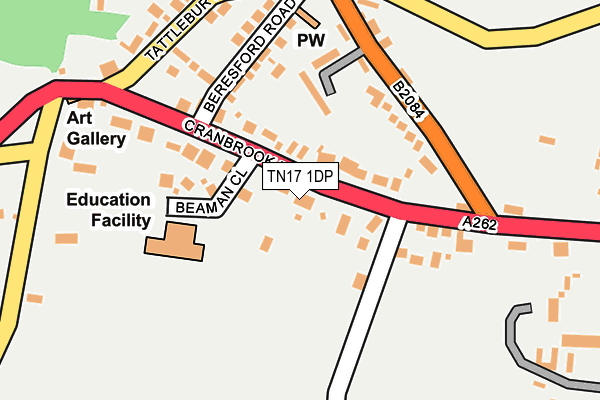 Map of MIDLANDS GOLF ACADEMY LIMITED at local scale