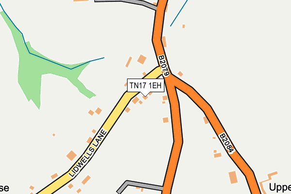 TN17 1EH map - OS OpenMap – Local (Ordnance Survey)