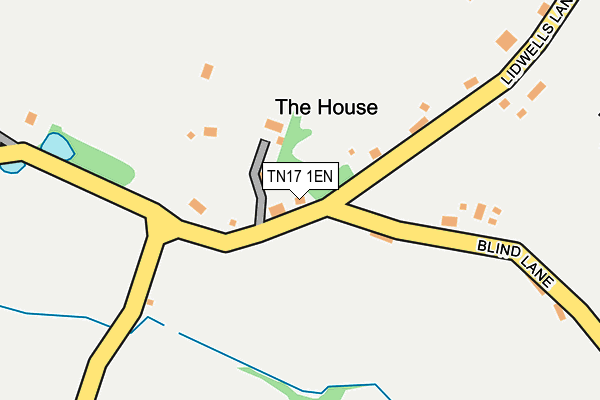 TN17 1EN map - OS OpenMap – Local (Ordnance Survey)