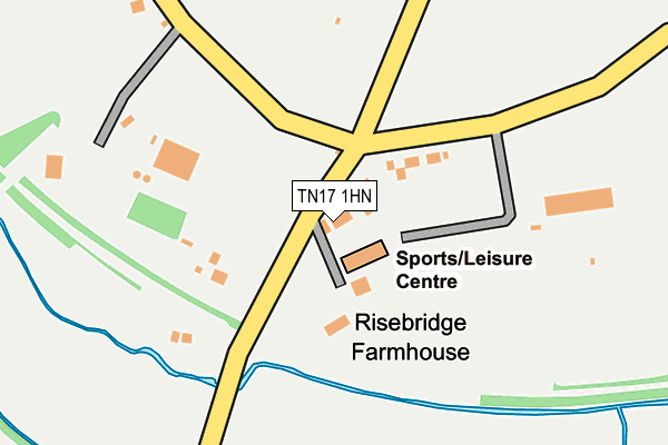 TN17 1HN map - OS OpenMap – Local (Ordnance Survey)