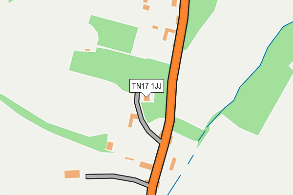 TN17 1JJ map - OS OpenMap – Local (Ordnance Survey)