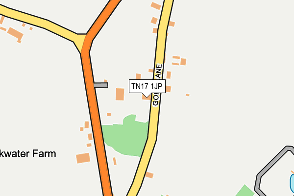 TN17 1JP map - OS OpenMap – Local (Ordnance Survey)