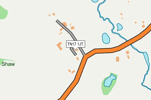 TN17 1JT map - OS OpenMap – Local (Ordnance Survey)