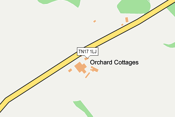 TN17 1LJ map - OS OpenMap – Local (Ordnance Survey)