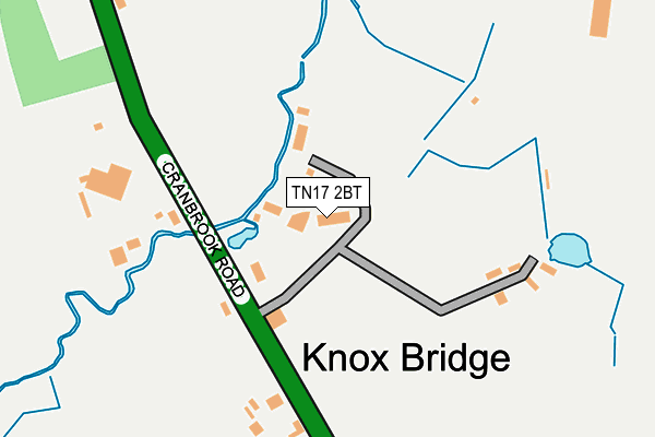 TN17 2BT map - OS OpenMap – Local (Ordnance Survey)