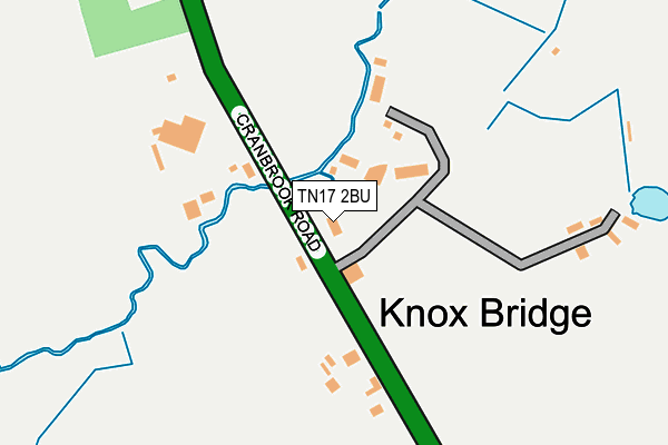 TN17 2BU map - OS OpenMap – Local (Ordnance Survey)