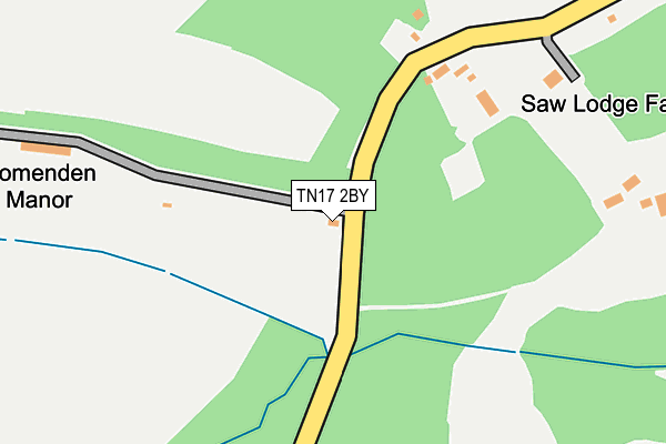 TN17 2BY map - OS OpenMap – Local (Ordnance Survey)