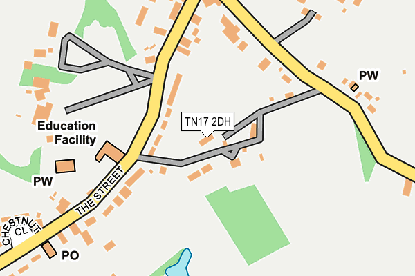 TN17 2DH map - OS OpenMap – Local (Ordnance Survey)