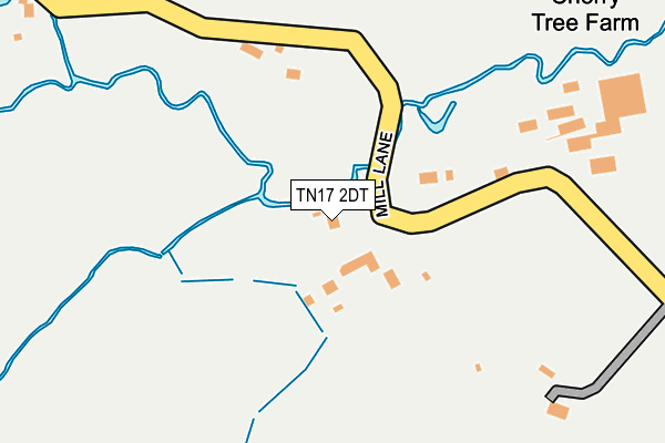 TN17 2DT map - OS OpenMap – Local (Ordnance Survey)
