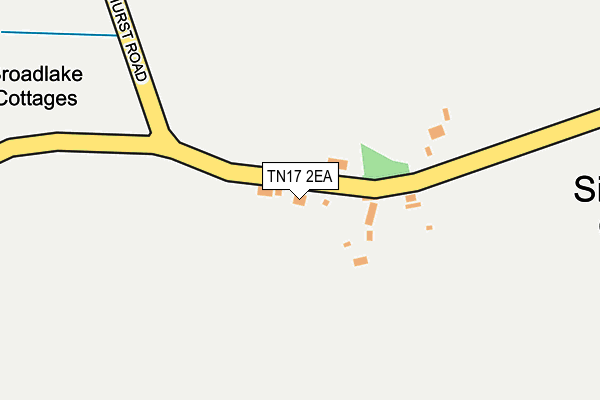 TN17 2EA map - OS OpenMap – Local (Ordnance Survey)