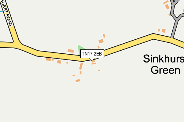 TN17 2EB map - OS OpenMap – Local (Ordnance Survey)