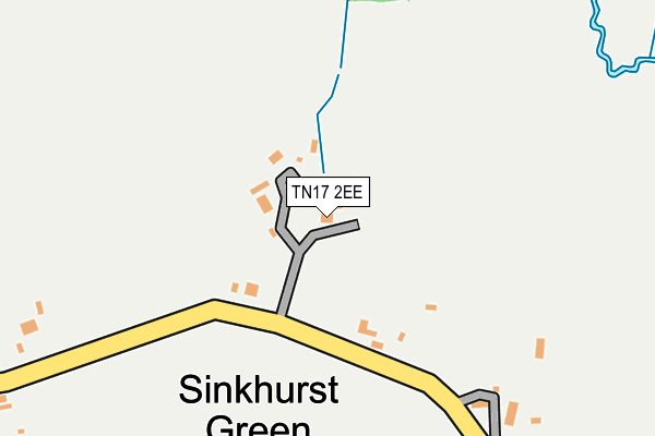 TN17 2EE map - OS OpenMap – Local (Ordnance Survey)