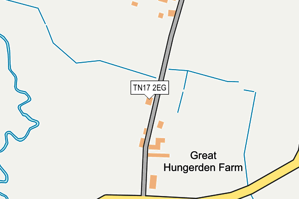 TN17 2EG map - OS OpenMap – Local (Ordnance Survey)