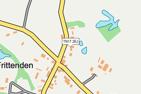 TN17 2EJ map - OS OpenMap – Local (Ordnance Survey)
