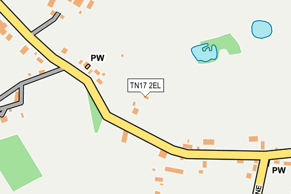 TN17 2EL map - OS OpenMap – Local (Ordnance Survey)